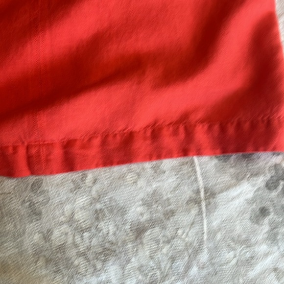 A New Day Vibrant Tangerine Linen Blend Top - Picture 14 of 14